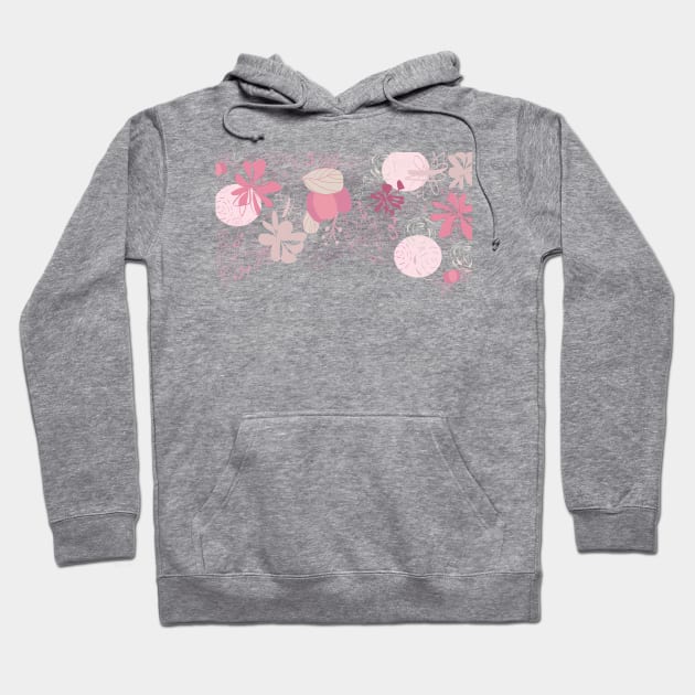 Abstract pink flower baby girl illustration Hoodie by GULSENGUNEL